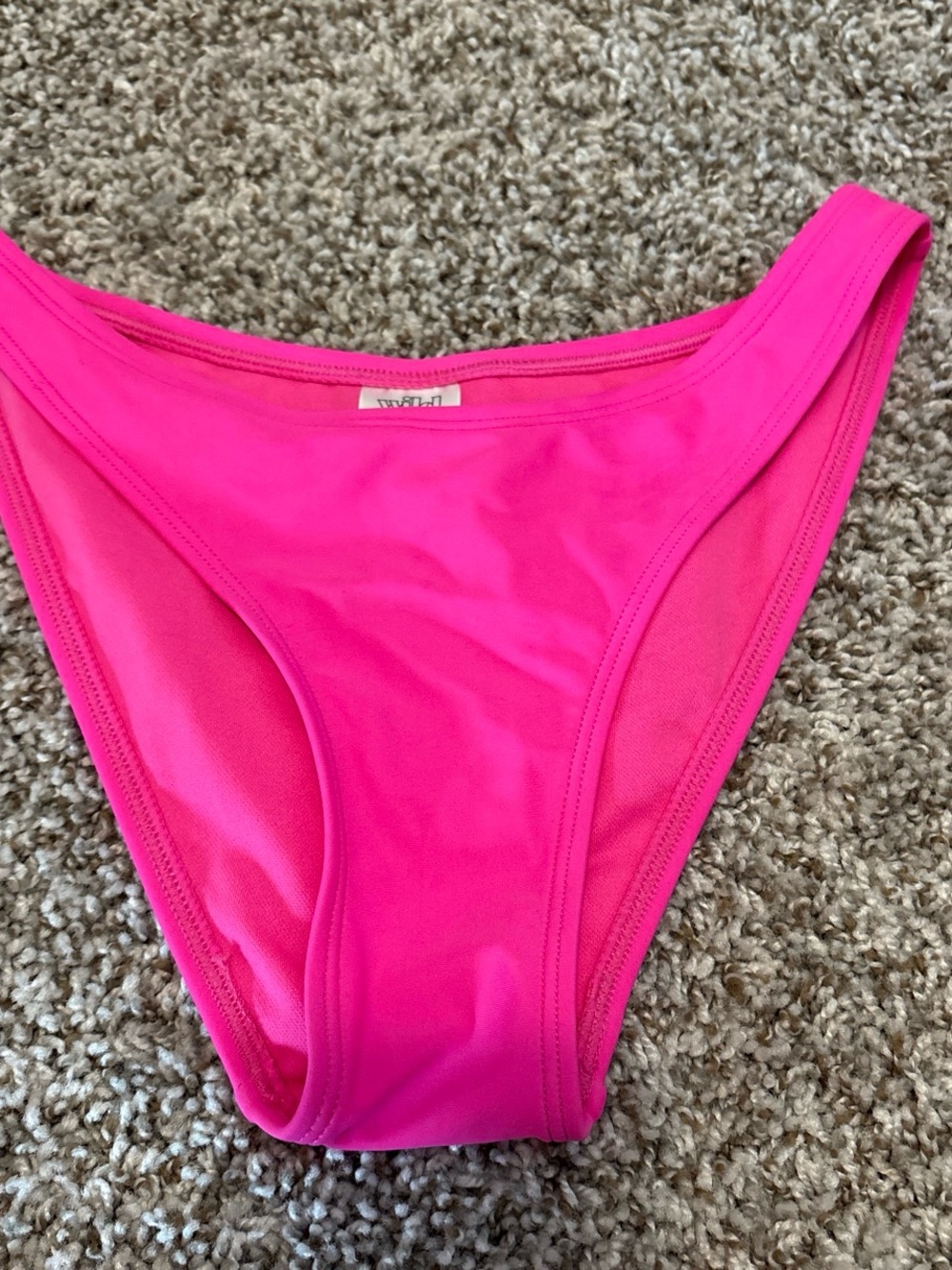 Wild Fable Bright Pink Women's Swim high waisted bikini Bottom size XS NWOT